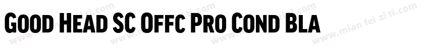Good Head SC Offc Pro Cond Black字体转换